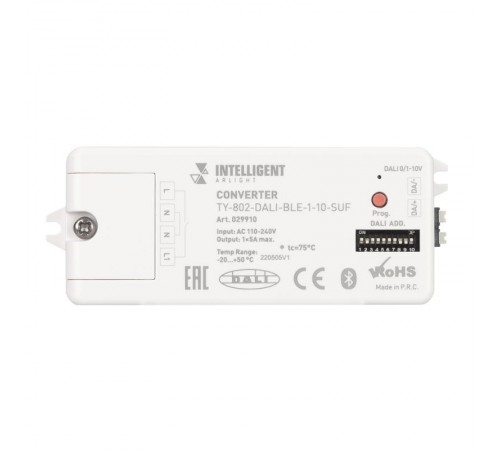 INTELLIGENT ARLIGHT Конвертер TY-802-DALI-BLE-1-10-SUF (230V, 10A, DALI, 0-10V) (INTELLIGENT ARLIGHT, -)  029910  Arlight