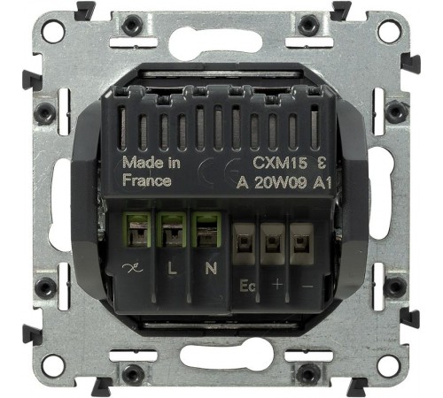 Valena Мех IN'MATIC Светорегулятор кнопочный для балластов 1-10В с нейтралью.Безвин. заж.  752067  Legrand