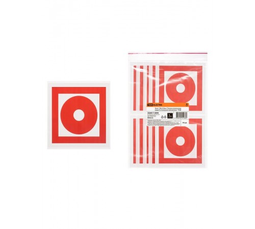 Знак 150х150мм "Кнопка включения средств пожарной автоматики"  SQ0817-0090  TDM