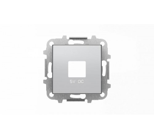 Накладка для механизмов зарядного устройства USB, арт.8185, серия SKY, цвет серебристый алюминий2CLA858500A1301 ABB