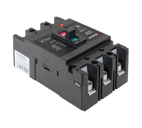 Выключатель автоматический LS125 18кА 3P 80А ProPact  mccb-125-18-3-80-ls  EKF