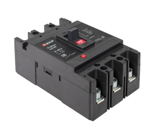 Выключатель автоматический LS125 18кА 3P 80А ProPact  mccb-125-18-3-80-ls  EKF