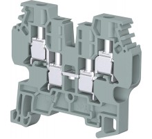 Клемма C4/6.4A винтовая, одна цепь, 4 зажима, 4мм?  1SNL506510R0000  TE