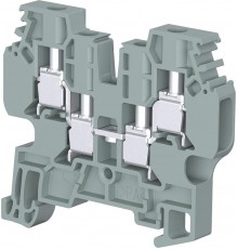Клемма C4/6.4A винтовая, одна цепь, 4 зажима, 4мм?  1SNL506510R0000  TE