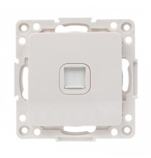 Стокгольм Механизм Розетки Phone 1-местной белый PROxima  EYT01-034-10  EKF