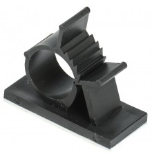 Клипса самоклеящаяся КС-15 черная (24шт)  UHP40-D15-K02  IEK