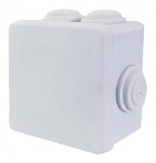 Коробка разветвительная 85*85*50 мм, 7 мембранных вводов, IP65, светло-серая, EBX30-01-65  39553  STEKKER