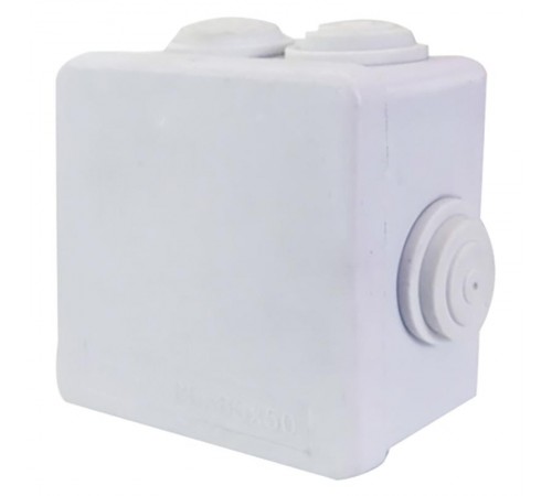 Коробка разветвительная 85*85*50 мм, 7 мембранных вводов, IP65, светло-серая, EBX30-01-65  39553  STEKKER