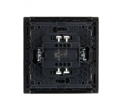 FORTE&PIANO Выключатель 1-клавишный проходной с индикацией 10А FP304 серый  FP-V12-1-10-1-K03  IEK