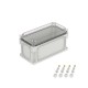 Корпус пластиковый RAM box IP67 300х150х160 мм (высота крышки 35) стенка с выбивными фланцами прозрачная крышка  531311  DKC