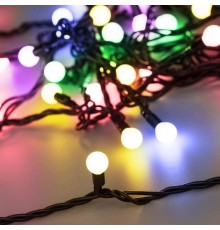 Светодиодная гирлянда ARD-BALL-CLASSIC-D13-10000-BLACK-100LED RGB (230V, 7W)  025573  Arlight