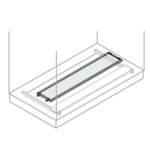 Нижняя панель с фильтром,W=600,D=200.  EF9820  ABB