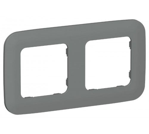 FLITE Artistic Рамка 2-ая РУ-2-А-ФлМА мокрый асфальт  FI-M22-31-20-K80  IEK