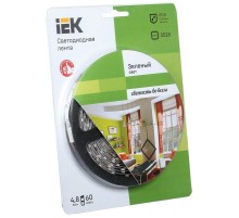 Лента светодиодная LSR-3528G60-eco 4,8Вт 12В зеленый IP20 5м  LSR1-5-060-20-1-05  IEK