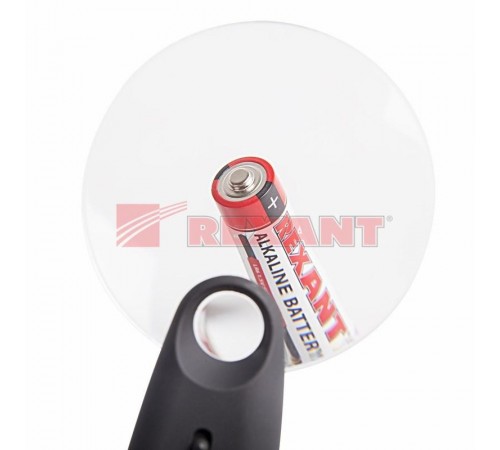 Лупа ручная 2х/6х с подсветкой LED  12-0408  REXANT