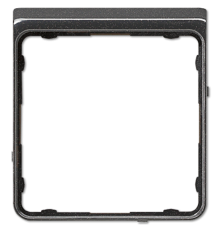 Внешняя цветная рамка; черный металлик  CDP82SWM  Jung