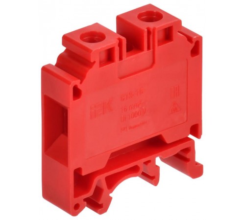 ARMAFIX Клемма винтовая CTS 16мм2 красная  AF-CT10-00-K04-016  IEK