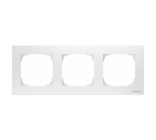 Рамка 3-постовая, базовая, серия SKY, цвет альпийский белый2CLA857310A1101 ABB