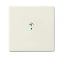 Клавиша одинарная free@home, освещение, future, цвет chalet-белый6220-0-0585 ABB