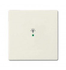 Клавиша одинарная free@home, освещение, future, цвет chalet-белый6220-0-0585 ABB