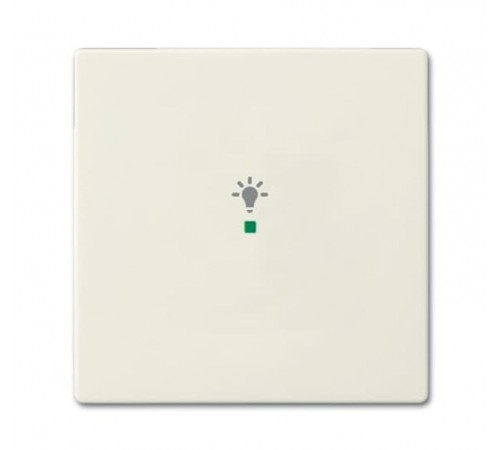 Клавиша одинарная free@home, освещение, future, цвет chalet-белый6220-0-0585 ABB