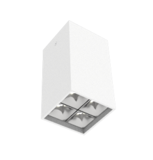 Светодиодный светильник DL-Box Reflect Multi 2x2 накладной 14 Вт 4000 К 80х80х150 мм RAL9003 белый муар  V1-R0-00254-20L17-2001440  VARTON