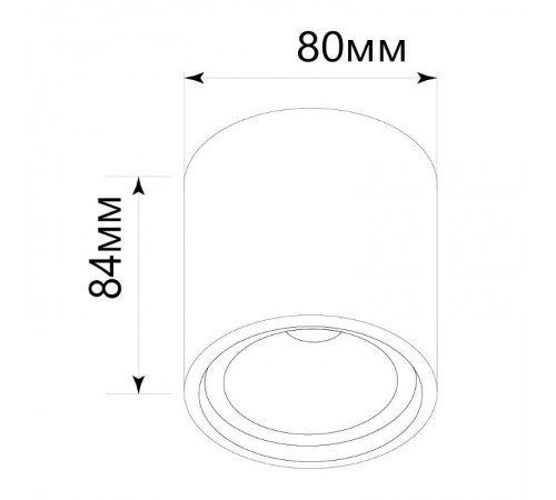 Светильник накладной акцентный ML179 MR16 35W, 220V, GU10, белый  41469  Feron