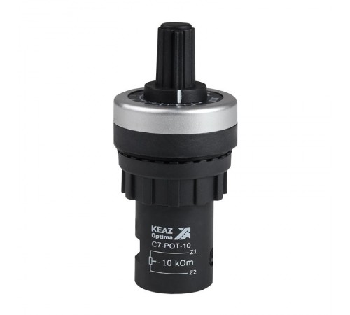 Потенциометр OptiSignal Compact D22 C7-POT-2, 2 кОм XB4BD912R2K  362215  КЭАЗ