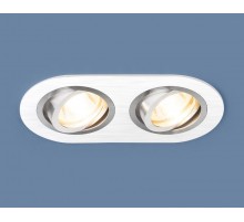 Светильник встраиваемый карданный 1061/2 MR16 WH белый округлый  a036416  Elektrostandard