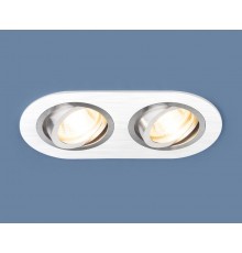 Светильник встраиваемый карданный 1061/2 MR16 WH белый округлый  a036416  Elektrostandard