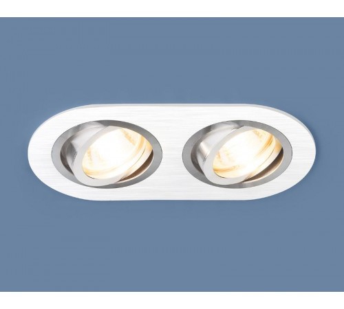 Светильник встраиваемый карданный 1061/2 MR16 WH белый округлый  a036416  Elektrostandard