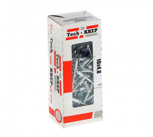 Заклепка 4,8х10 (100 шт) - коробка  102292  Tech-KREP