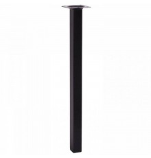Ножка металл.квадрат, нерегулир, 25х25х400 мм, черная - накл.   151258  Tech-KREP