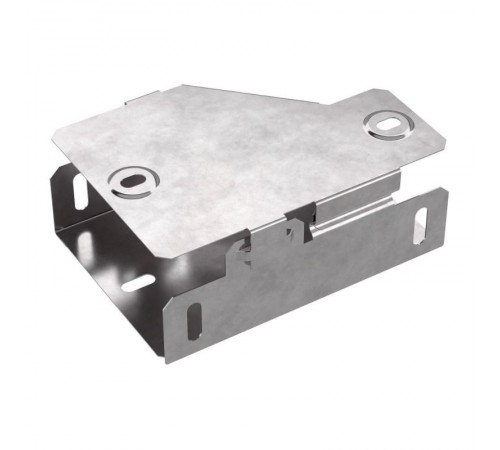 Переходник правый с крышкой Стандарт 100х50х50   PR16.0564  Промрукав