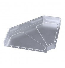 Угол горизонтальный 90 градусов Стандарт INOX (AISI 316) 600х100  PR16.3544  Промрукав