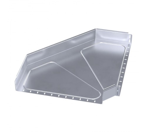 Угол горизонтальный 90 градусов Стандарт INOX (AISI 316) 600х100  PR16.3544  Промрукав