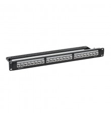 Патч-панель 19",1U,CAT5E, 24 модуля RJ45, неэкранированная  RN5PPU24  DKC