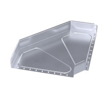 Угол горизонтальный 90 градусов Стандарт INOX (AISI 316) 500х100  PR16.3541  Промрукав