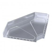 Угол горизонтальный 90 градусов Стандарт INOX (AISI 316) 500х100  PR16.3541  Промрукав