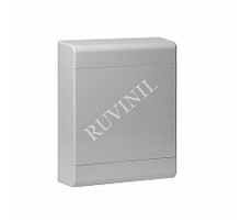 Щиток тусо о/п на 24 мод. с двер. 370х302х95мм (серый с непрозрачной дверцей)  68324С  Рувинил