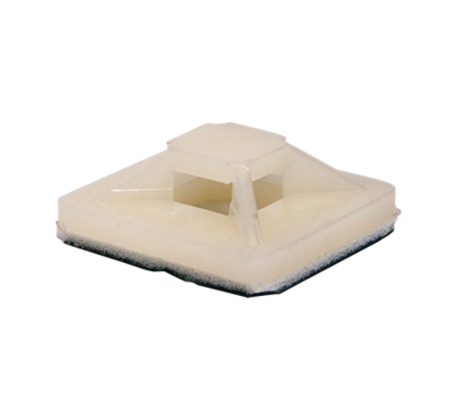 Площадка самоклеящаяся ПС-25 25х25 под хомуты (100штук/упаковка)  4690612011905  IN HOME