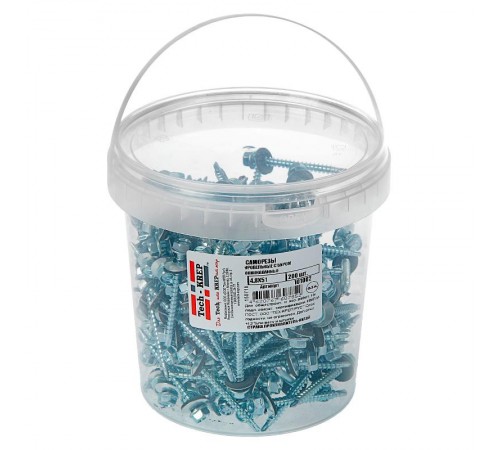 Саморез КР ZP св. 4,8х51 (200 шт) - ведро ( 1,462 кг)  101002  Tech-KREP