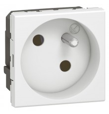 Розетка Mosaic 2К+З ф/б 45 град.  077145  Legrand