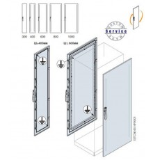 Дверь пер/зад 1800x300 внешн.каб.секции  EC1831K  ABB