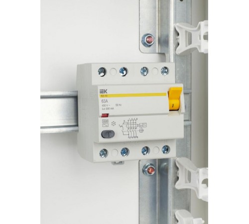 Выключатель дифференциальный (УЗО) ВД1-63 4п 63А 300мА тип AC  MDV10-4-063-300  IEK