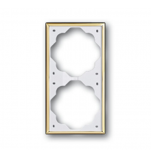 Рамка 2-постовая, серия impuls, цвет золото  1754-0-3542   2CKA001754A3542  ABB