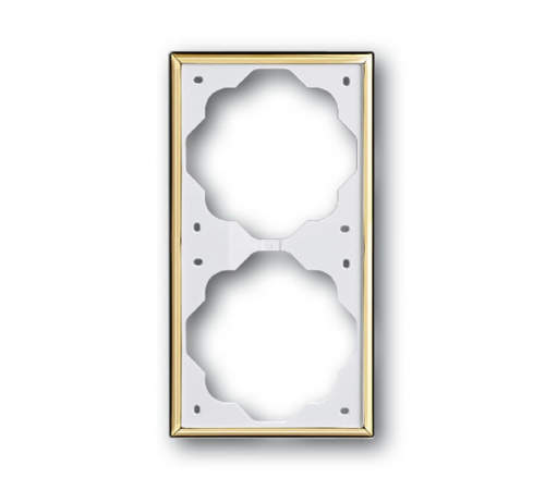 Рамка 2-постовая, серия impuls, цвет золото  1754-0-3542   2CKA001754A3542  ABB