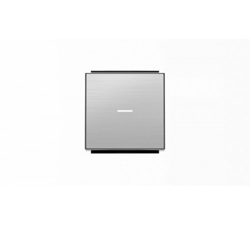 Клавиша для 1-клавишных выключателей/переключателей/кнопок с линзой подсветки, серия SKY, цвет нержавеющая сталь2CLA850130A1401 ABB