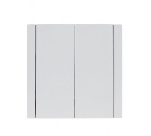 FORTE&PIANO Выключатель 2-клавишный 10А FP205 белый  FP-V20-0-10-1-K01  IEK