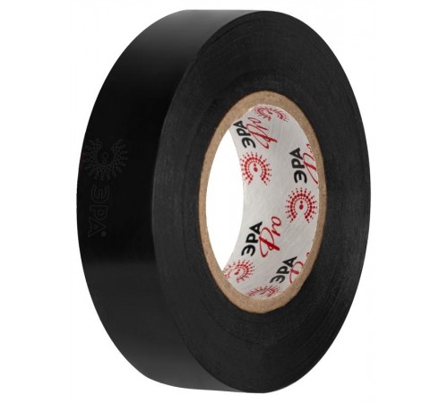 Изолента ЭРА ET1925BLACK ПВХ 19мм х 25м черная   Б0064240  ЭРА